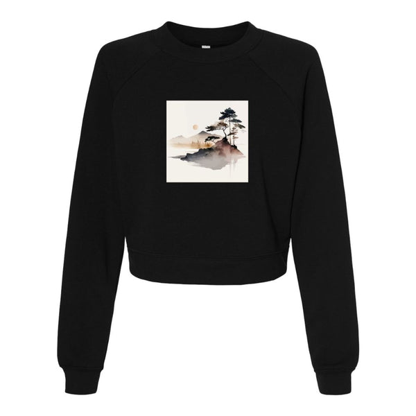 Landscape painting Bella canvas hoodie 7505